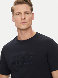 Tommy Hilfiger pánske tmavo modré tričko  - L (DW5)