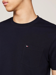 Tommy Hilfiger pánske tmavo modré tričko - XXL (DW5)