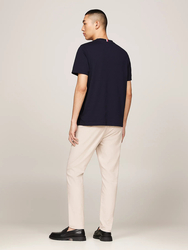 Tommy Hilfiger pánske tmavo modré tričko - XXL (DW5)