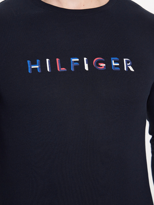 Tommy Hilfiger pánske tmavo modré tričko - M (DW5)