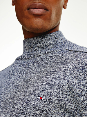 Tommy Hilfiger pánsky modrý sveter so stojačikom - S (DW5)