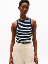 Tommy Hilfiger dámske pruhované tielko - L (0X4)