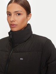 Tommy Jeans dámska čierna bunda - XS (BDS)
