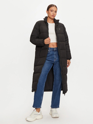 Tommy Jeans dámska čierna bunda - XS (BDS)