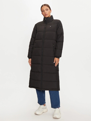 Tommy Jeans dámska čierna bunda - XS (BDS)
