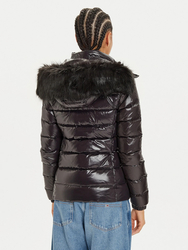 Tommy Jeans dámska čierna bunda - XS (BDS)