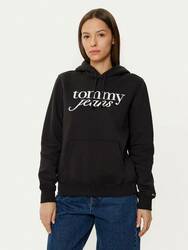 Tommy Jeans dámska čierna mikina - XS (BDS)