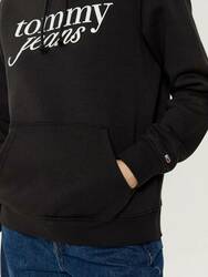 Tommy Jeans dámska čierna mikina - XS (BDS)