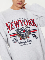 Tommy Jeans dámska šedá mikina - S (P08)