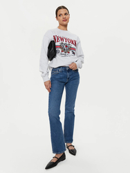 Tommy Jeans dámska šedá mikina - S (P08)