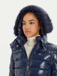 Tommy Jeans dámska modrá bunda - L (C1G)