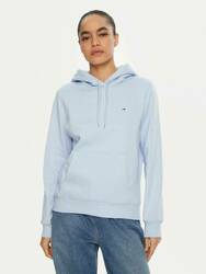 Tommy Jeans dámska svetlo modrá mikina - L (C3Q)