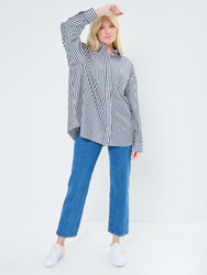 Tommy Jeans dámska pruhovaná košeľa - XXS (C1G)