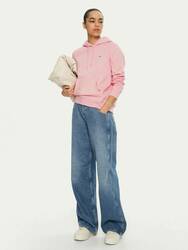 Tommy Jeans dámska ružová mikina - S (TPF)