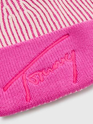 Tommy Jeans dámska ružová zimná čiapka BEANIE - OS (0JV)