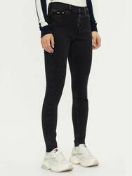 Tommy Jeans dámske čierne džínsy - 25/30 (1BZ)
