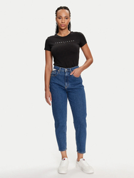 Tommy Jeans dámske čierne tričko - S (BDS)