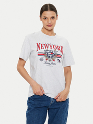 Tommy Jeans dámske šedé tričko  - XS (P08)