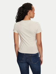 Tommy Jeans dámske béžové tričko  - M (ACG)