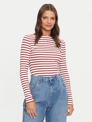 Tommy Jeans dámske pruhované tričko - L (XIT)
