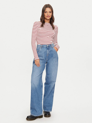 Tommy Jeans dámske pruhované tričko - L (XIT)
