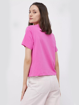 Tommy Jeans dámske ružové tričko - XS (VTC)