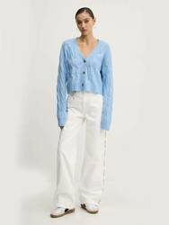 Tommy Jeans dámsky modrý sveter - XS (C12)