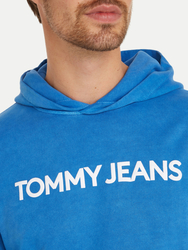 Tommy Jeans pánska modrá mikina - L (C2T)
