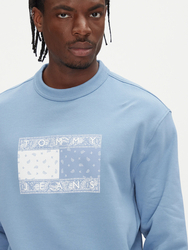 Tommy Jeans pánska svetlo modrá mikina - S (DY6)