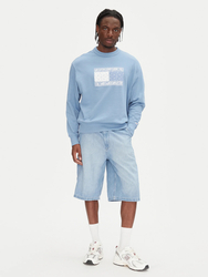 Tommy Jeans pánska svetlo modrá mikina - S (DY6)