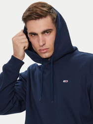 Tommy Jeans pánska tmavo modrá mikina - XL (C1G)
