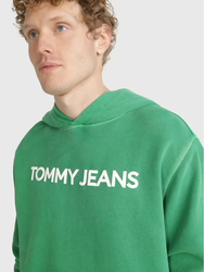 Tommy Jeans pánska zelená mikina - L (L30)