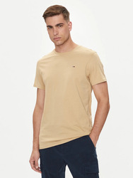 Tommy Jeans pánske béžové tričko - XL (AB9)