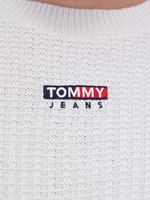 Tommy Jeans pánsky svetlosivý sveter - L (PJ4)