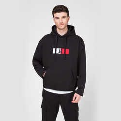 Tommy Hilfiger pánska čierna mikina s kapucňou