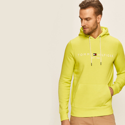 Tommy Hilfiger pánska fosforová mikina Logo Hoody