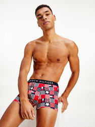 Tommy Hilfiger pánske boxerky TRUNK PRINT - S (0NY)