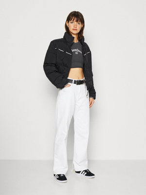 Tommy Jeans dámska čierna bunda - M (BDS)