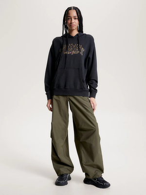 Tommy Jeans dámska čierna mikina - S (BDS)