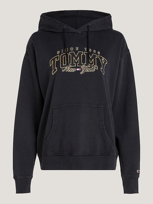 Tommy Jeans dámska čierna mikina - XS (BDS)