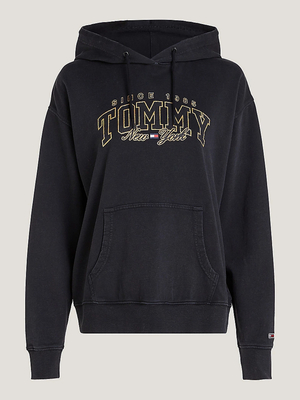 Tommy Jeans dámska čierna mikina - S (BDS)