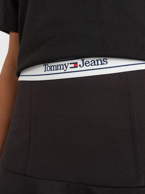 Tommy Jeans dámska čierna sukňa - S (BDS)