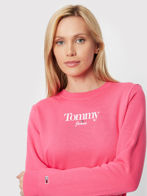 Tommy Jeans dámska ružová mikina - XS (THW)