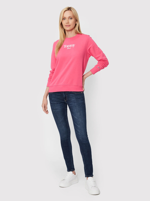 Tommy Jeans dámska ružová mikina - XS (THW)