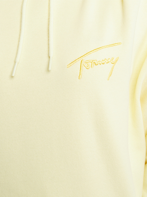 Tommy Jeans dámska svetlo žltá oversize mikina - XS (ZHH)