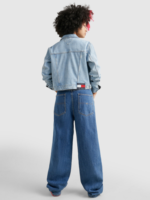 Tommy Jeans dámska svetlomodrá džínsová bunda IZZIE - M (1AB)
