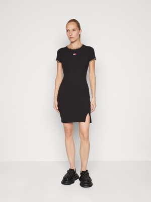 Tommy Jeans dámske čierne šaty - XS (BDS)