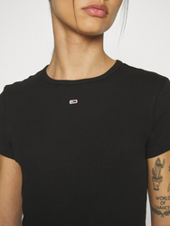 Tommy Jeans dámske čierne tričko - L (BDS)