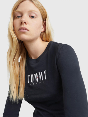 Tommy Jeans dámske čierne tričko - XS (BDS)