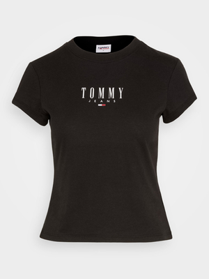 Tommy Jeans dámske čierne tričko - XS (BDS)